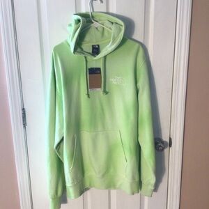 The North Face Men's Green Tie Dye Hoodie‎ Size XL